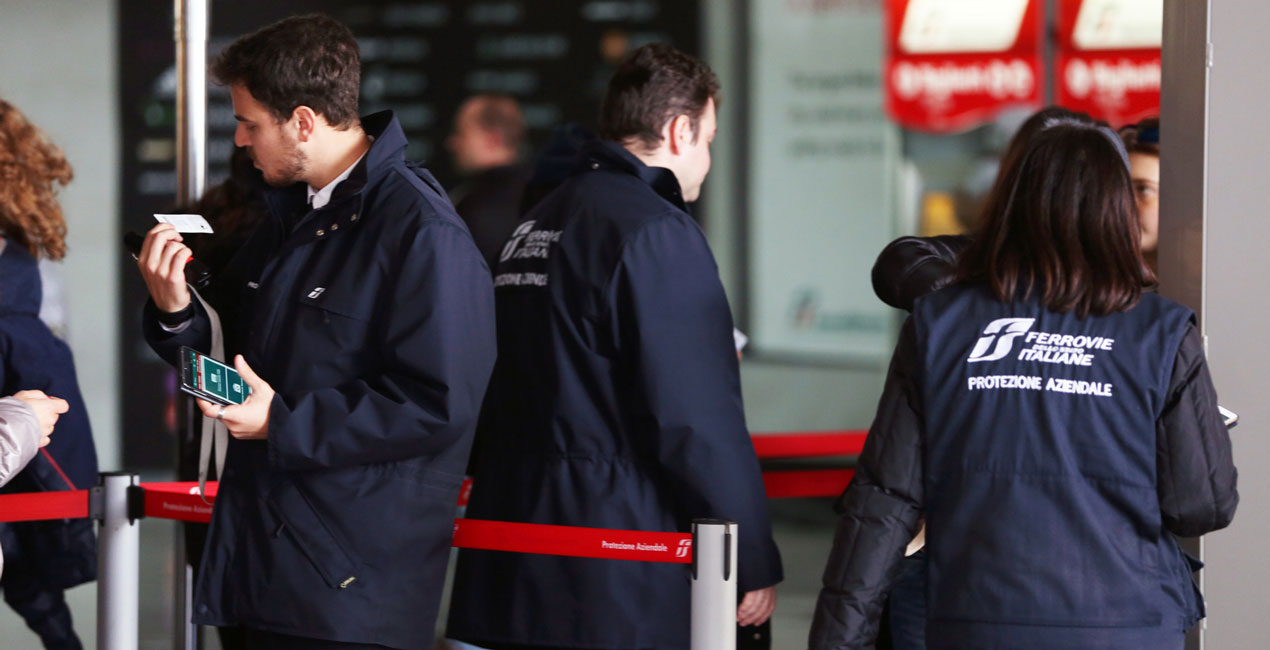 Foto: personale di Protezione Aziendale