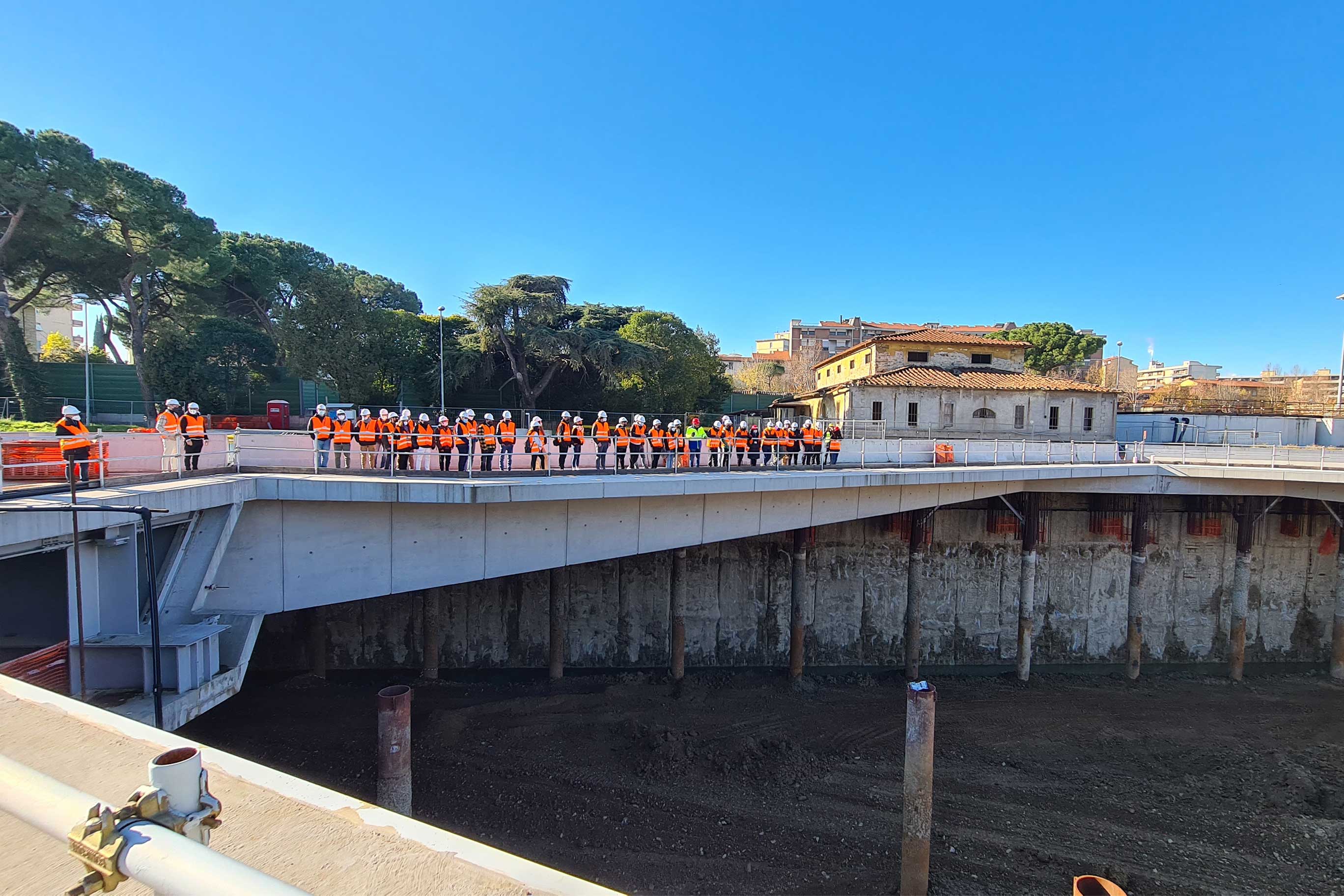 Immagini fotografiche dei lavori al Passante AV Firenze