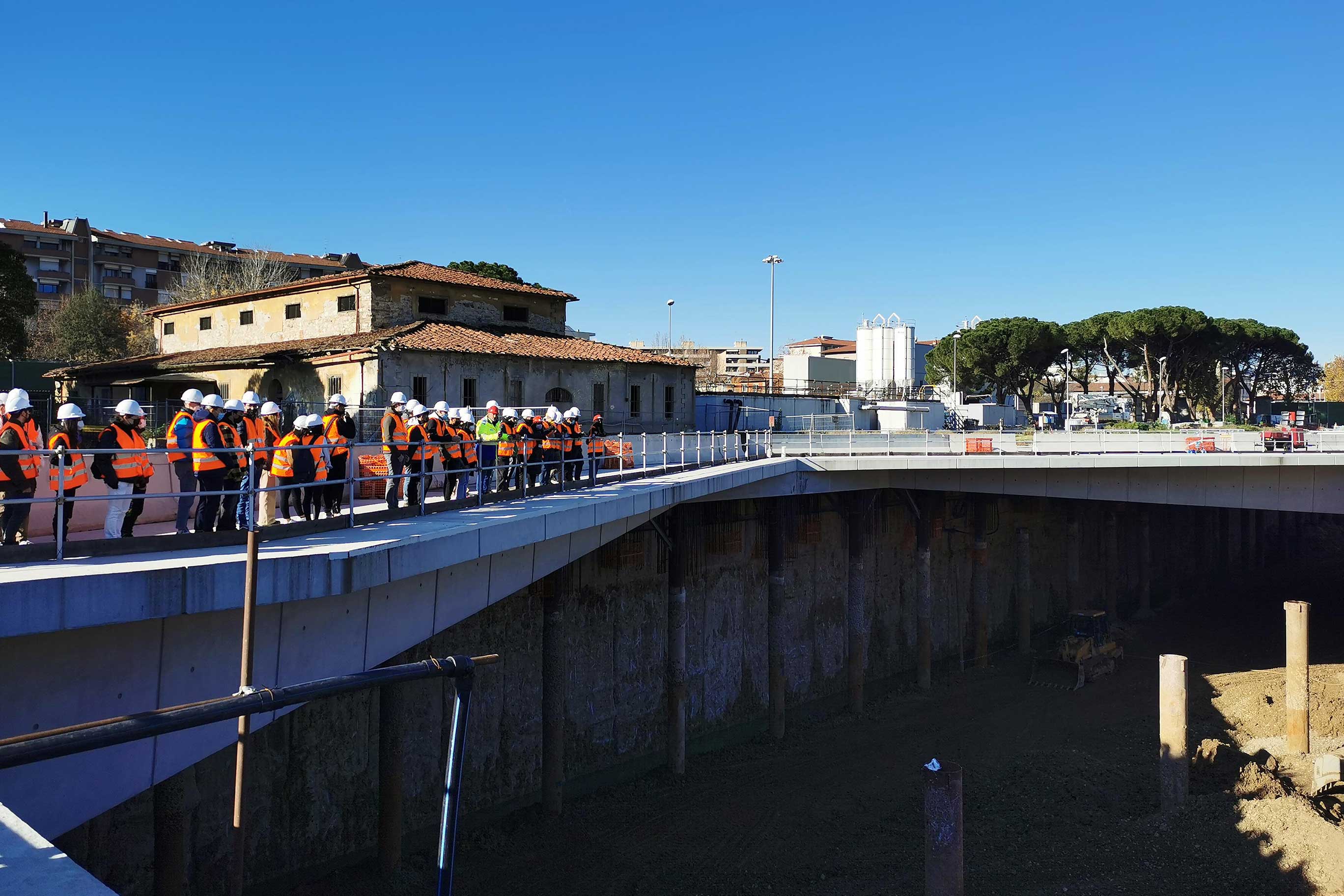 Immagini fotografiche dei lavori al Passante AV Firenze
